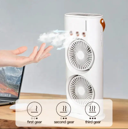 Mini Climatiseur avec Rotation Automatique, Télécommandée