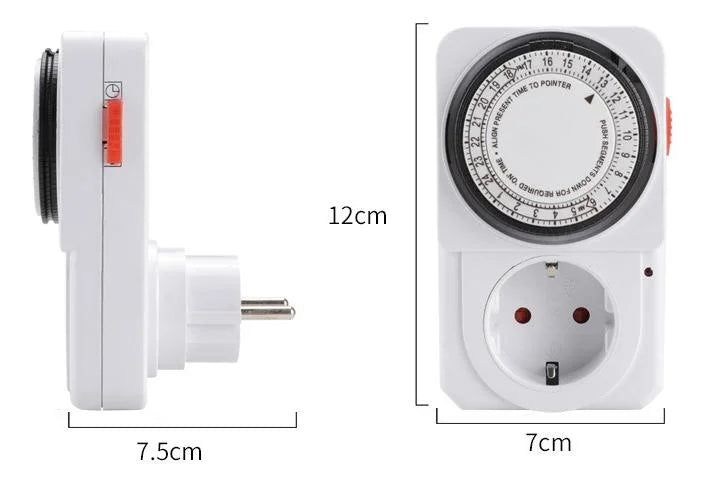 Timer Programmable Mécanique 24H