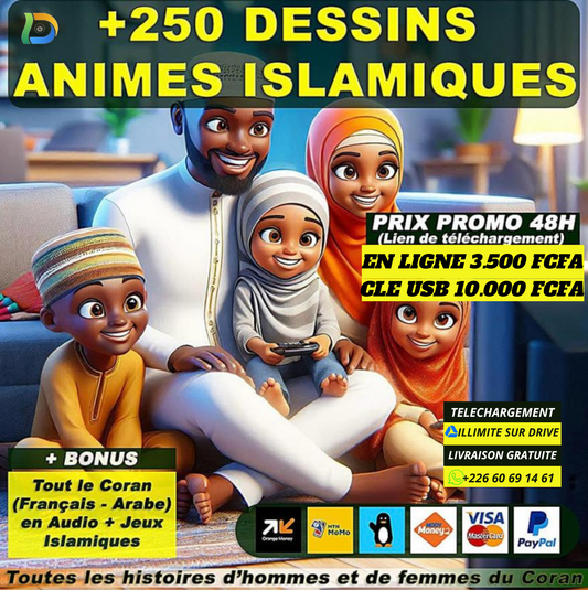 🎬 Plus de 250 dessins animés islamiques pour vos enfants