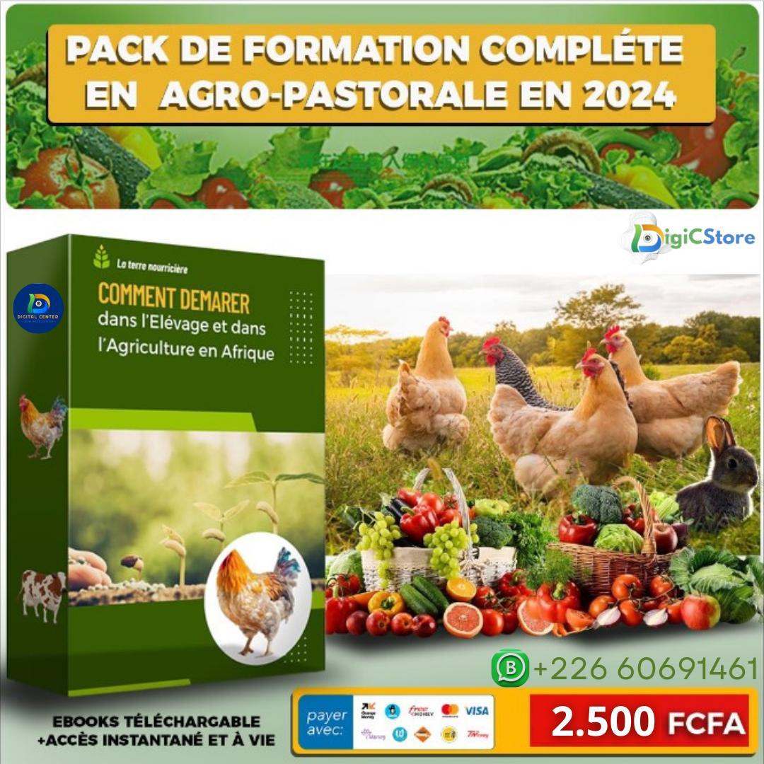 Pack de Formation complète en AGRO-PASTORALE en 2024